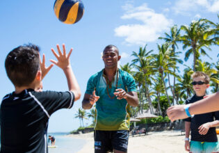Kids club activity at OUTRIGGER Fiji Beach Resort