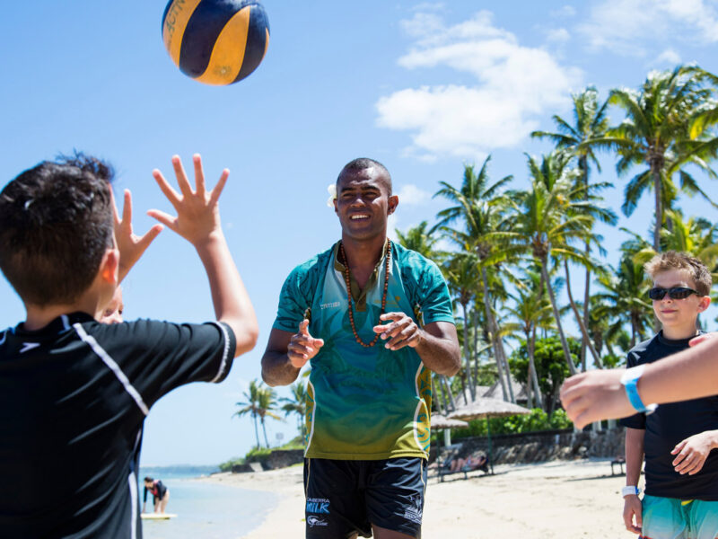 Kids club activity at OUTRIGGER Fiji Beach Resort