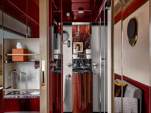 onboard the glamorous La Dolce Vita Orient Express Whispers at Midnight