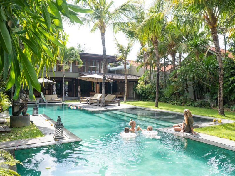 family at villa finder accomm