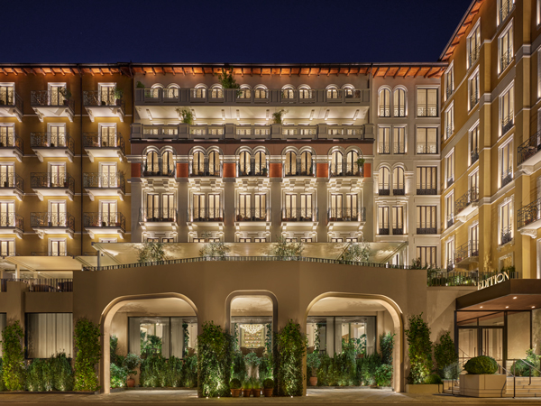 the exterior of The Lake Como EDITION