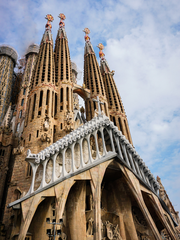 La Sagrada Fam&iacute;lia in Barcelona, Spain