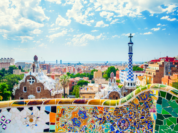 Park G&uuml;ell in Barcelona, Spain