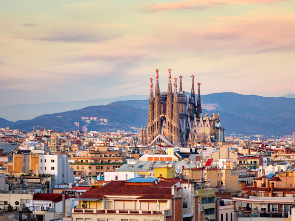 La Sagrada Fam&iacute;lia in Barcelona, Spain