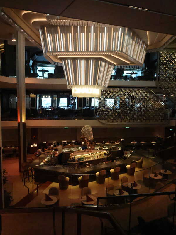 the Martini bar on Deck 3, Celebrity Xcel