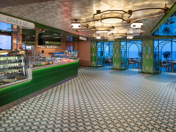 the Spice Caf&eacute; on Deck 5, Celebrity Xcel