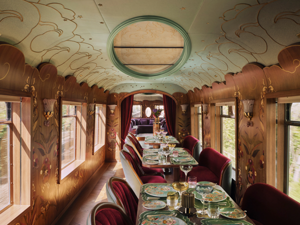 Celia Carriage on The British Pullman, A Belmond Train