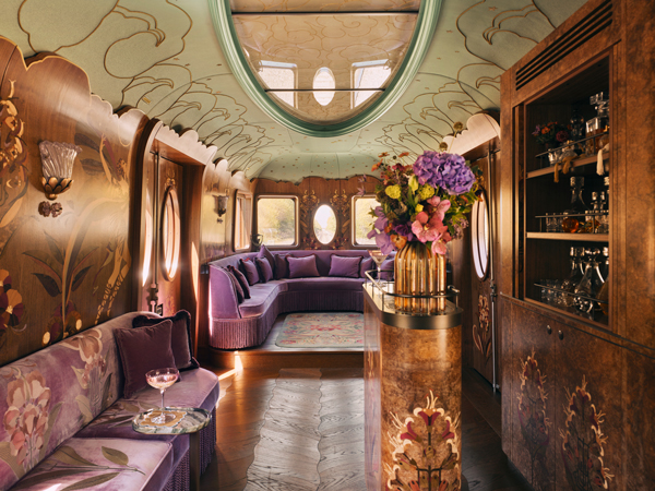 Celia Carriage on The British Pullman, A Belmond Train