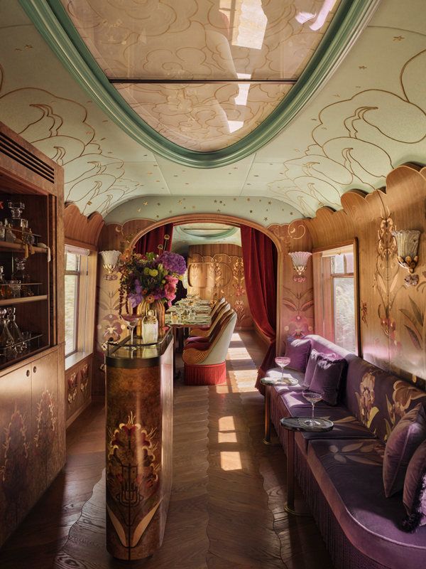 Celia Carriage on The British Pullman, A Belmond Train
