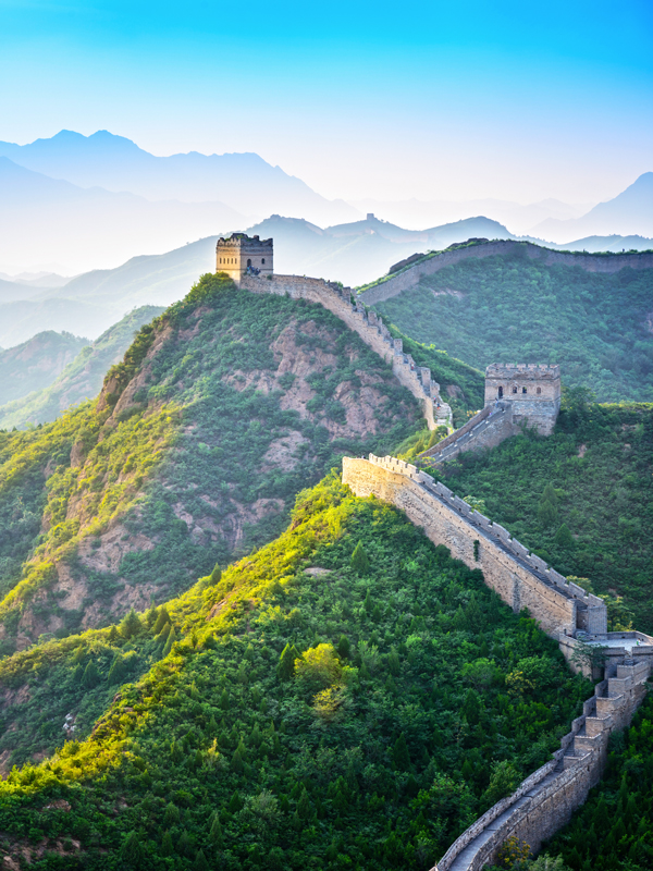 the Great Wall of China.