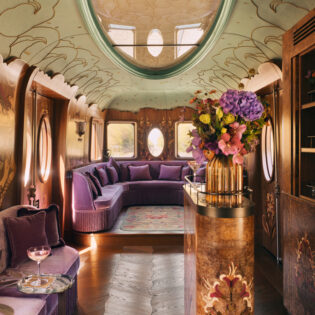 Celia Carriage on The British Pullman, A Belmond Train