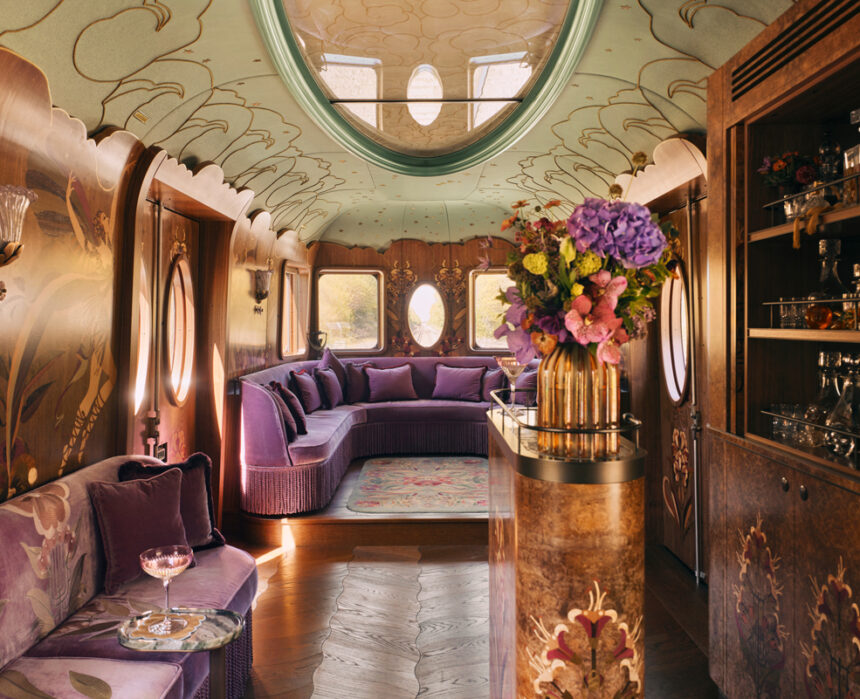 Celia Carriage on The British Pullman, A Belmond Train
