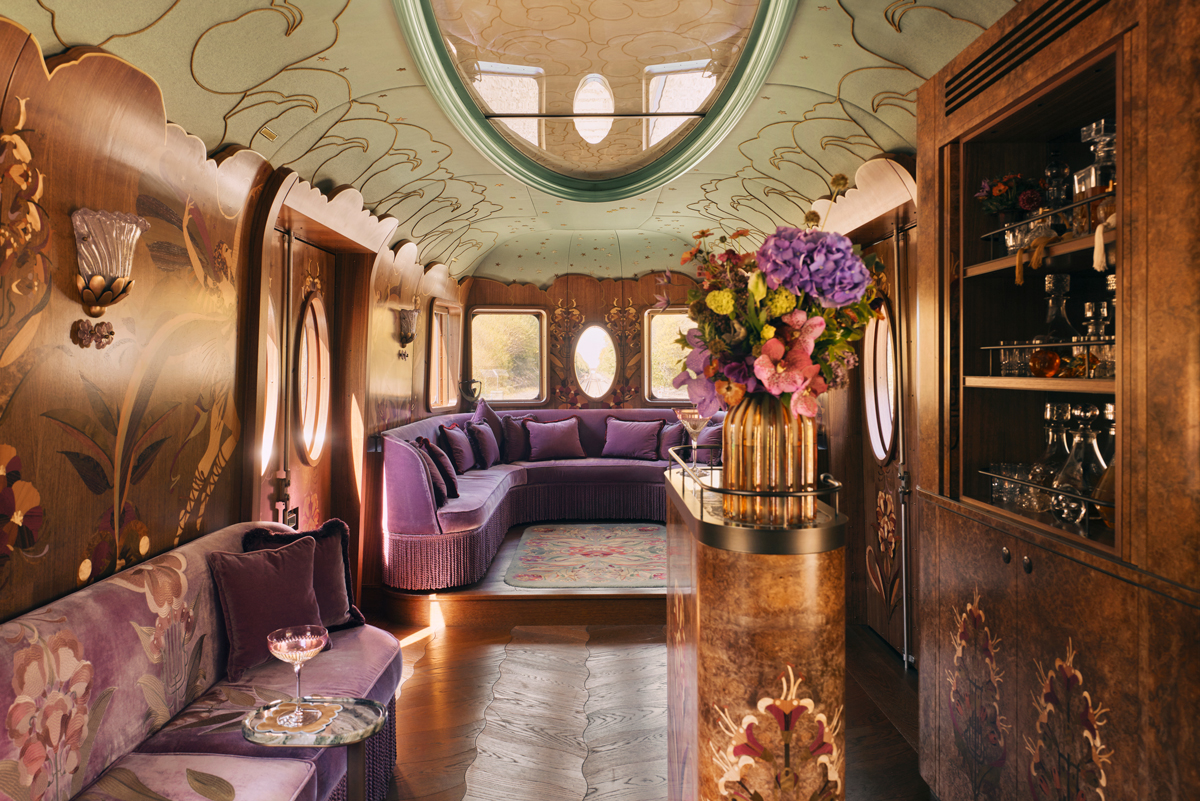 Celia Carriage on The British Pullman, A Belmond Train