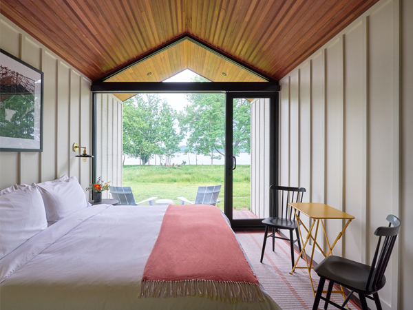 King Cabin interior at Hutton Brickyards