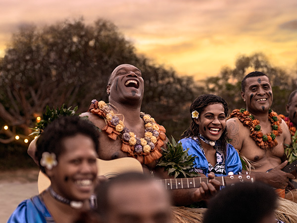 participants in a Meke in fiji