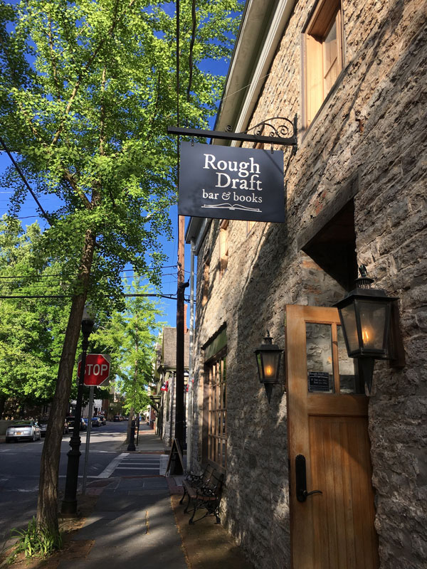 Exterior of Rough Draft Bar and Books