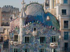 casa batllo's blue exterior