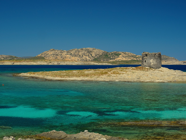 La Pelosa beach in Sardinia, Italy