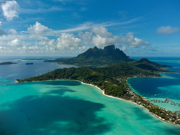 bora bora aerial