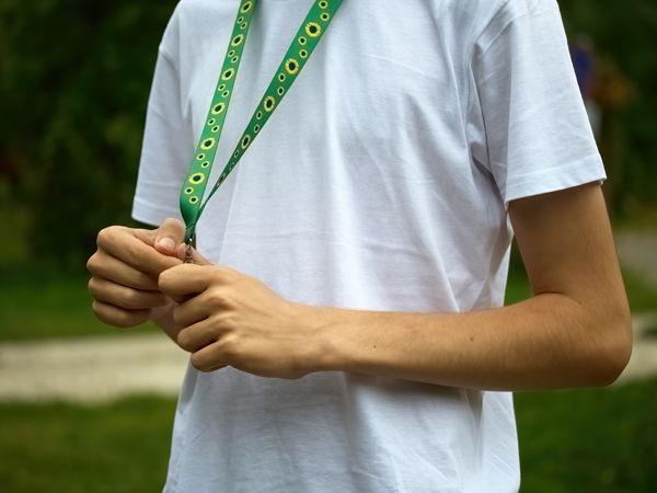 Hidden Disabilities sunflower lanyard