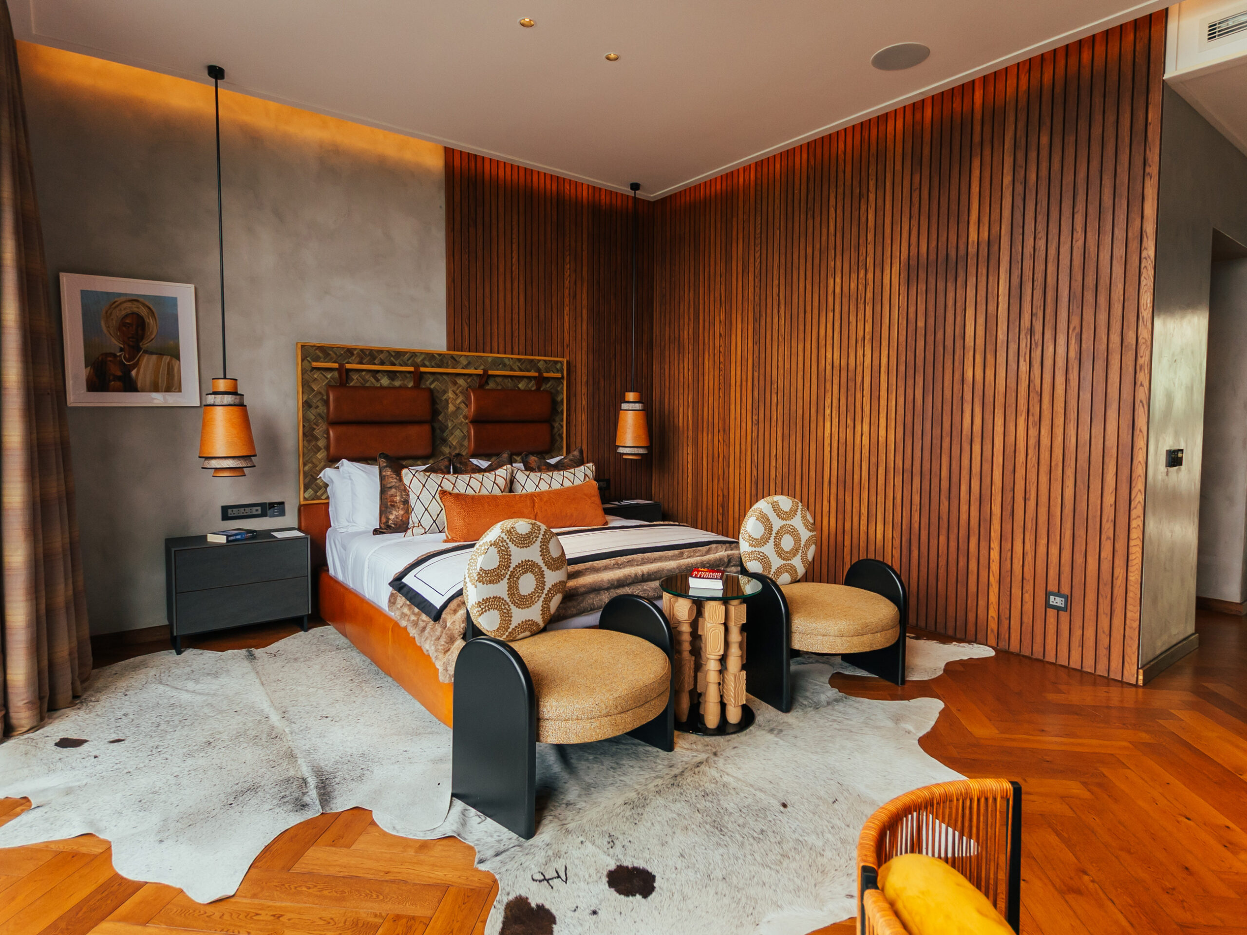 the room interior at The Pinnacle Kigali