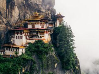 Sacred monastery Paro Taktsang (Tiger’s Nest) in Bhutan