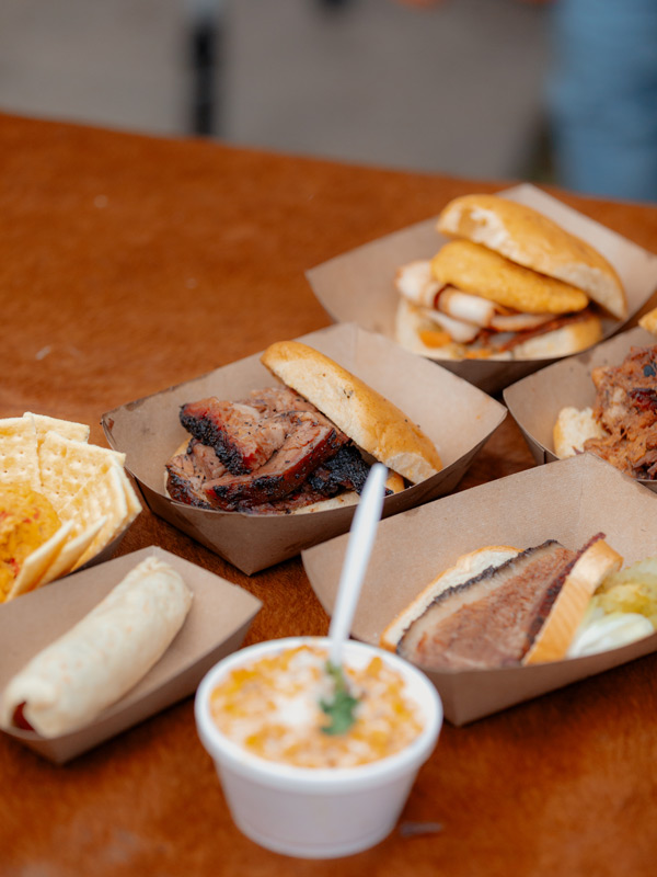 Texas-style food offerings
