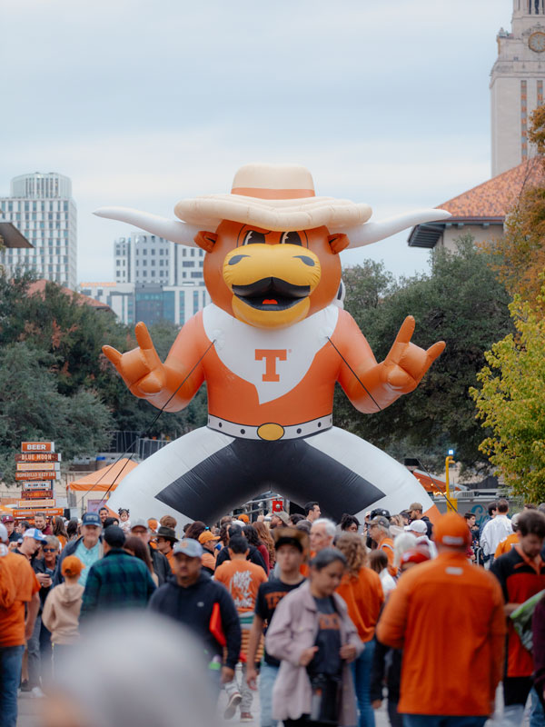 the Texas Longhorns mascot