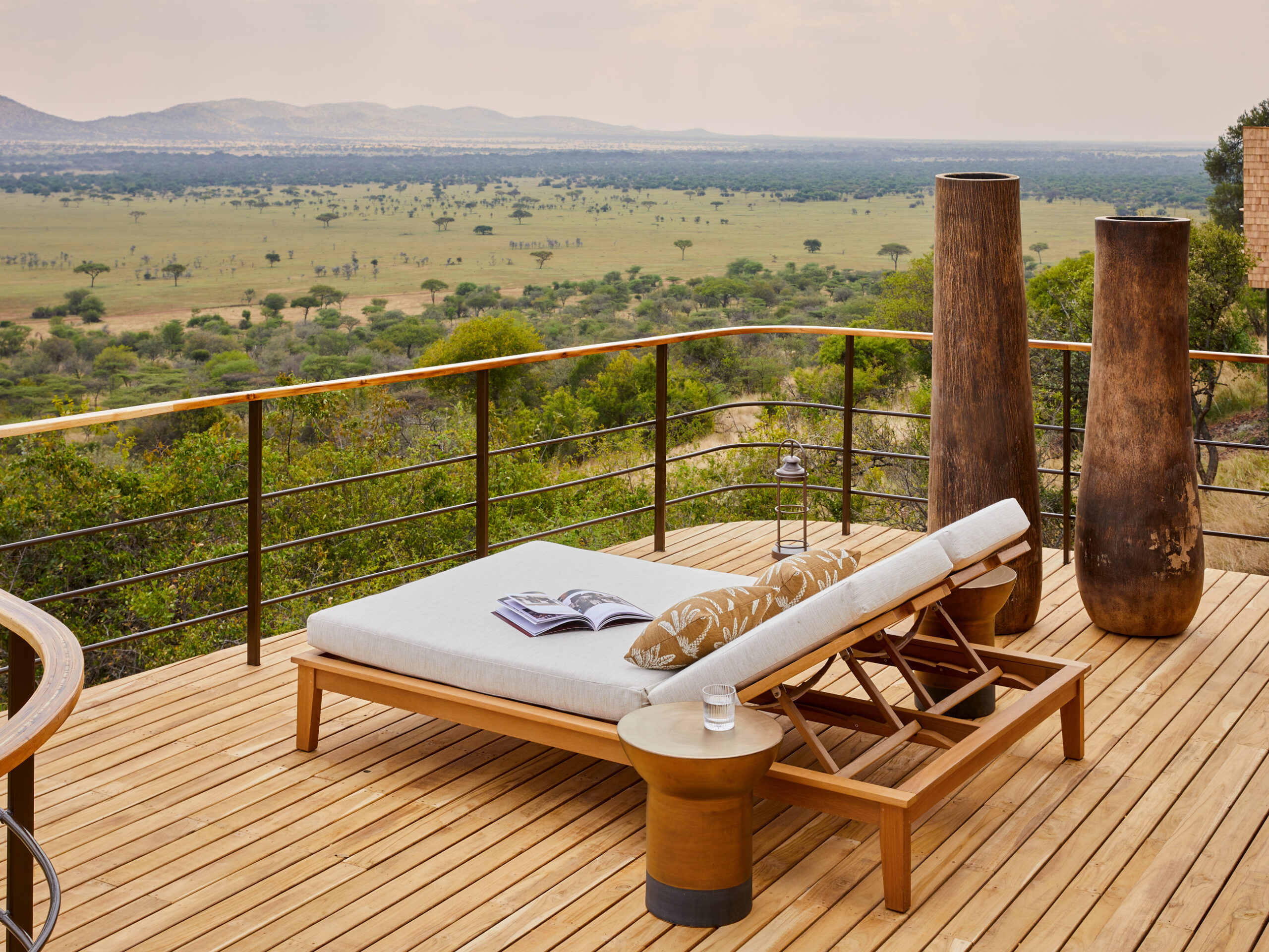 scenic savannah views from Laba&nbsp;Grumeti&nbsp;Art Lodge
