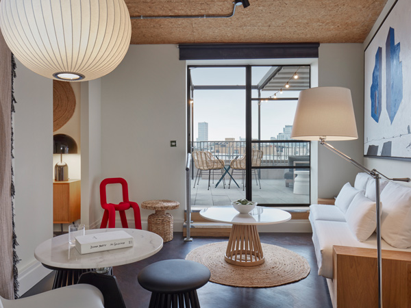 the Studio Suite South at One Hundred Shoreditch, London