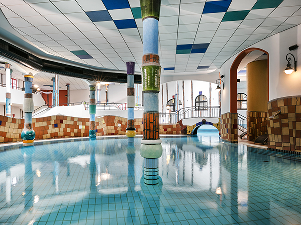 Rogner Bad Blumau blends playful architecture with serene thermal spa experiences.