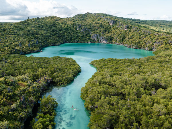 Rote Island from above