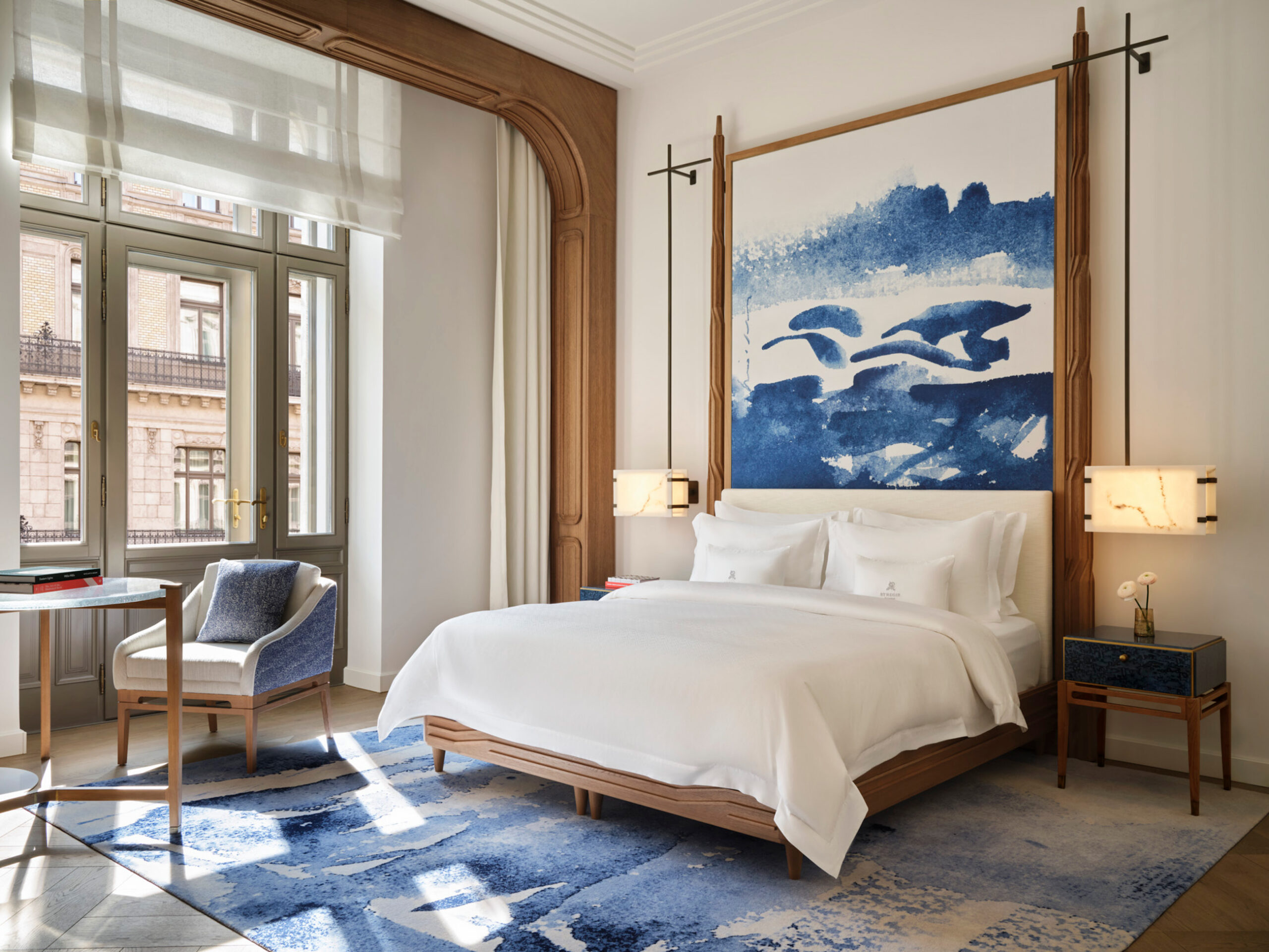 the room interior at St Regis Budapest