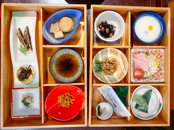 a traditional Japanese breakfast
