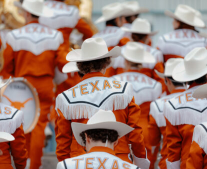 the Texas Longhorns marching band