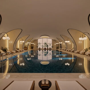 Swimming pool at six senses london