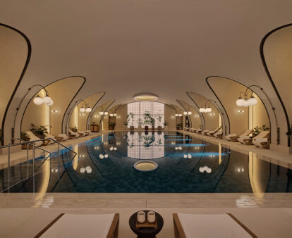 Swimming pool at six senses london