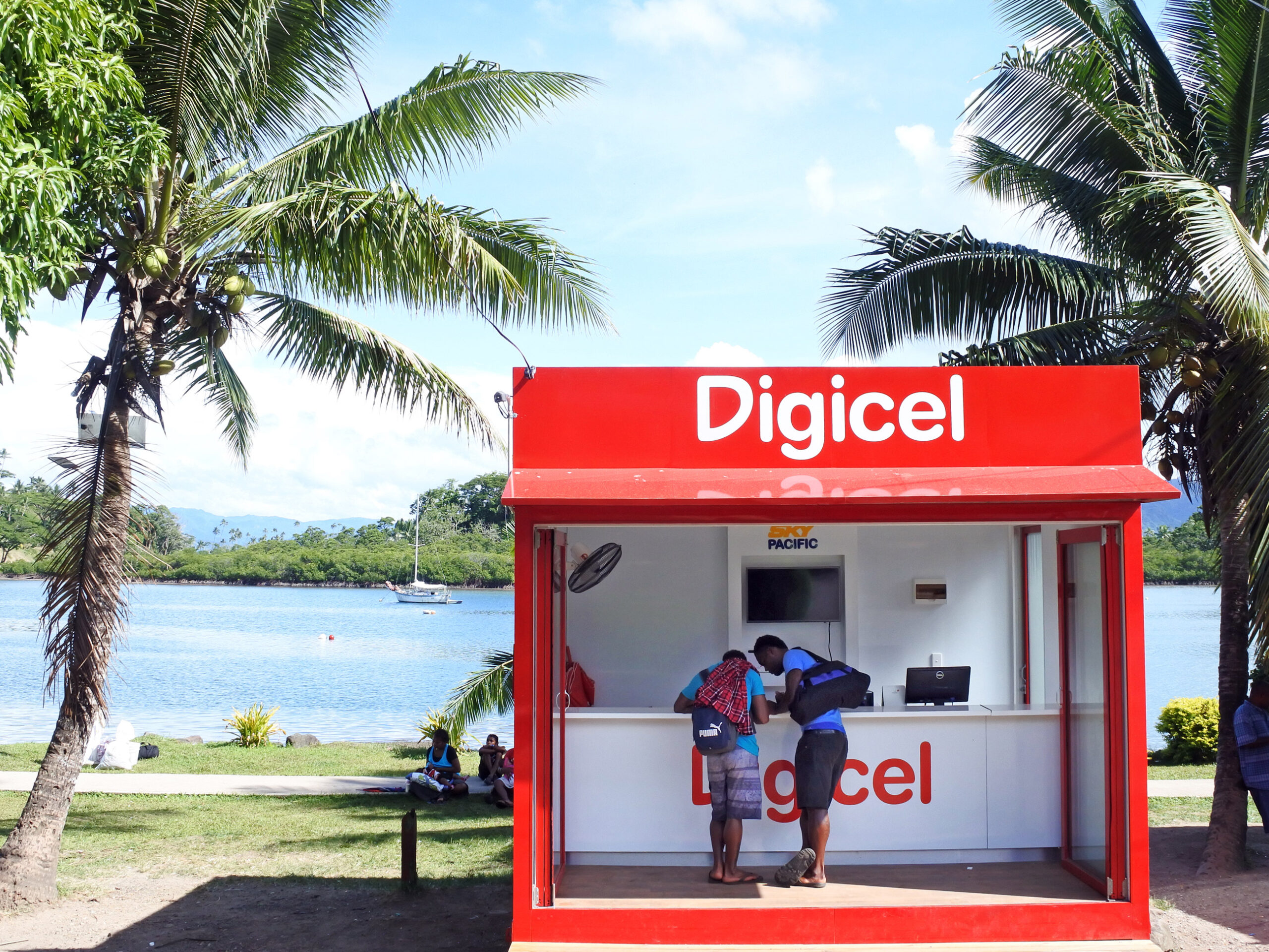 Digicel store in Fiji