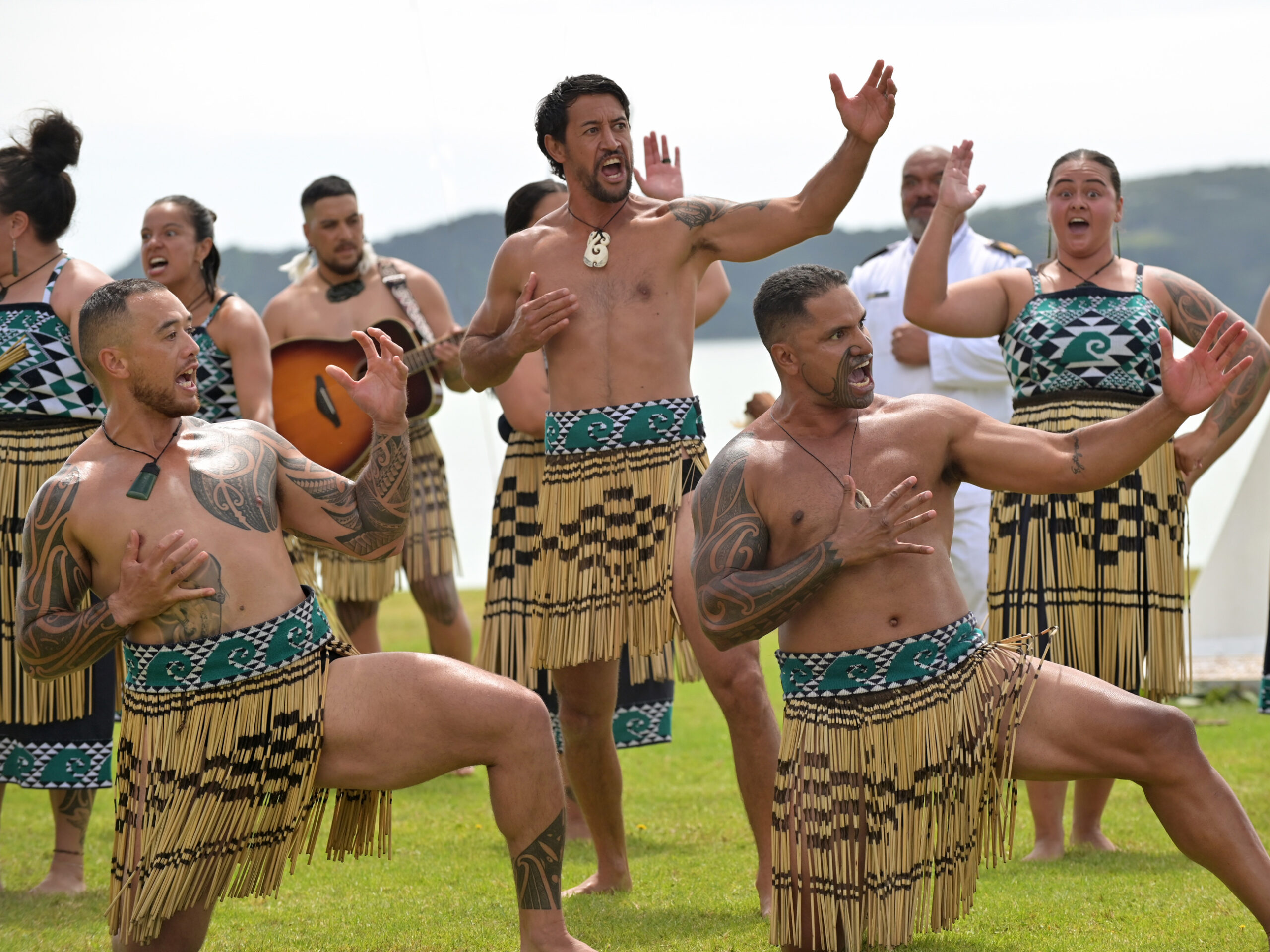 the Haka dance by Maori people 