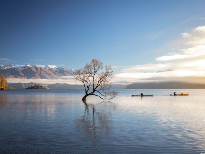 Lake Wānaka in winter