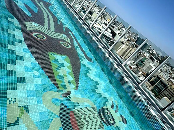 Nhow Lima Hotel's rooftop pool
