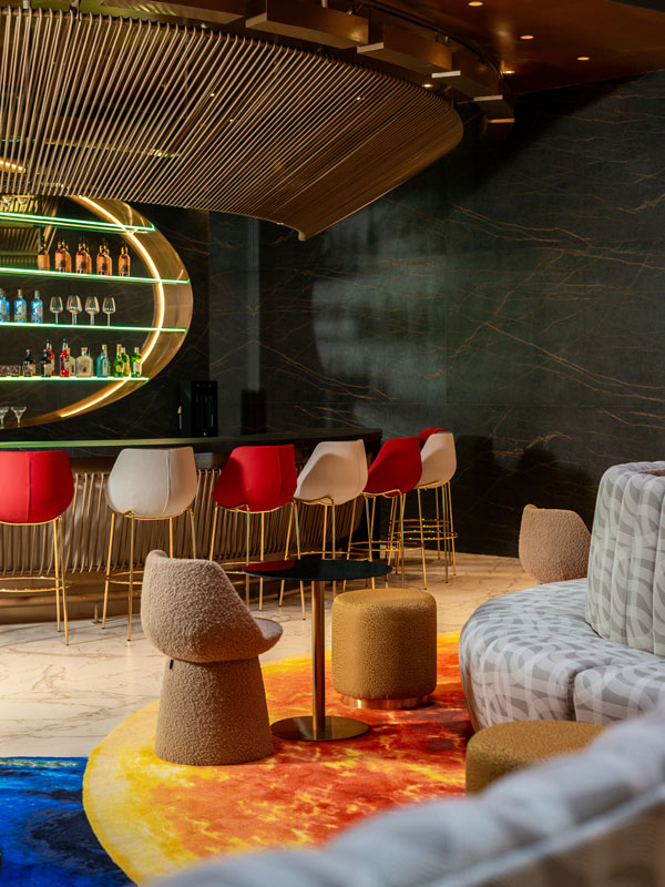 Nhow Lima Hotel's bar in Peru