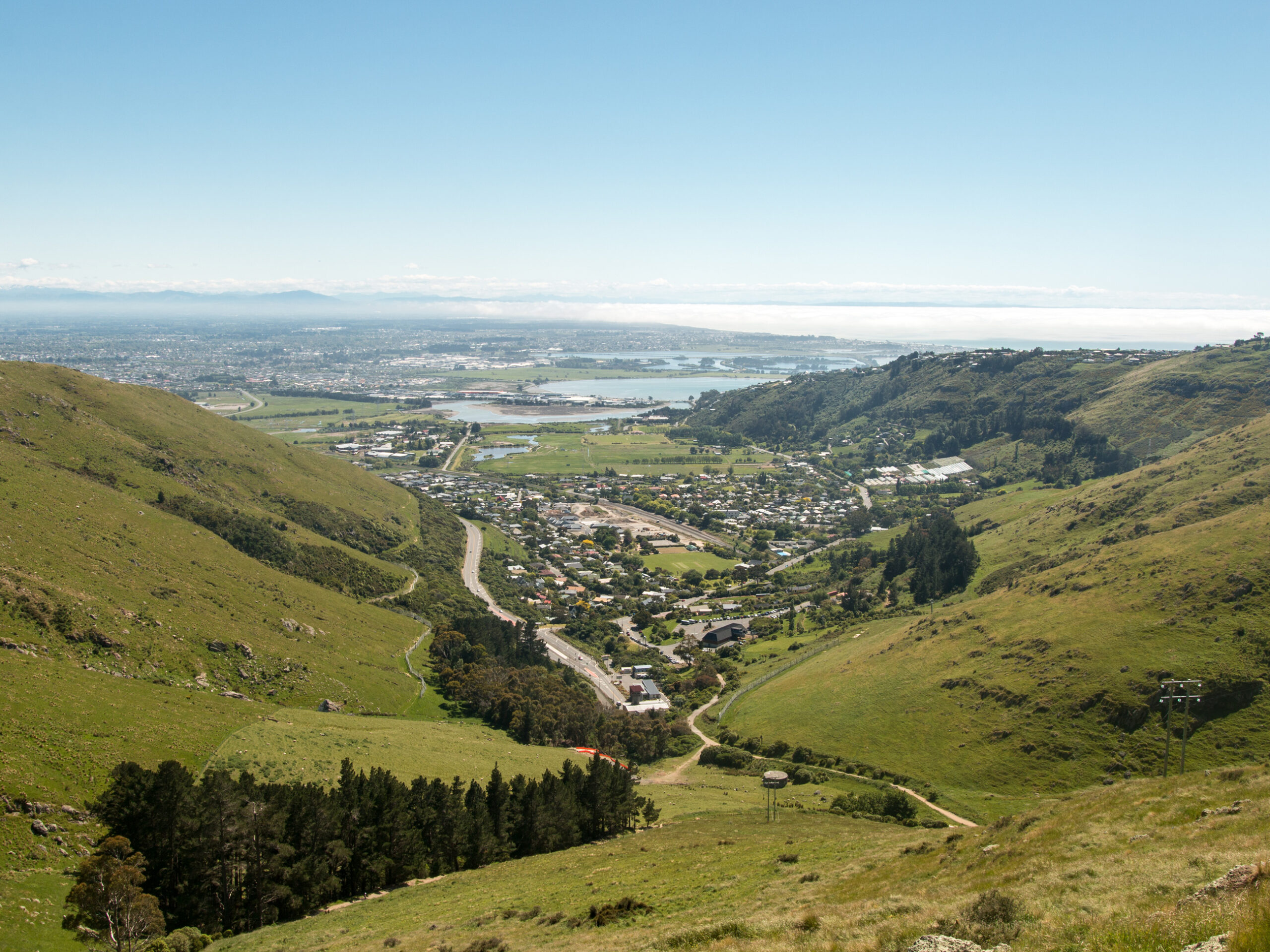 Christchurch views from Port Hills