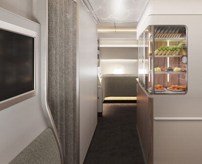 Qantas Wellness Zone render project sunrise