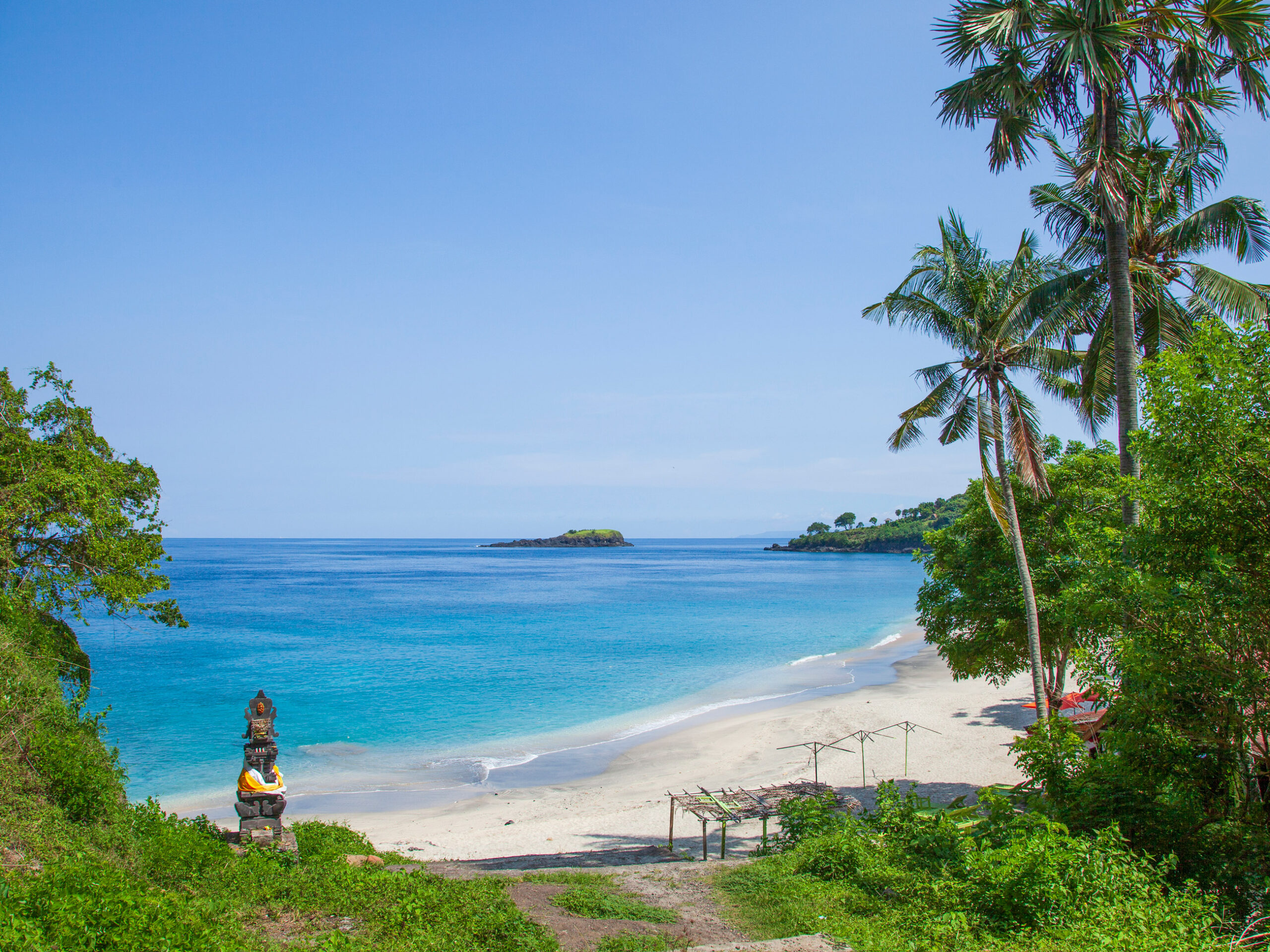 Virgin Beach or Pantai Pasir Putih, East Bali