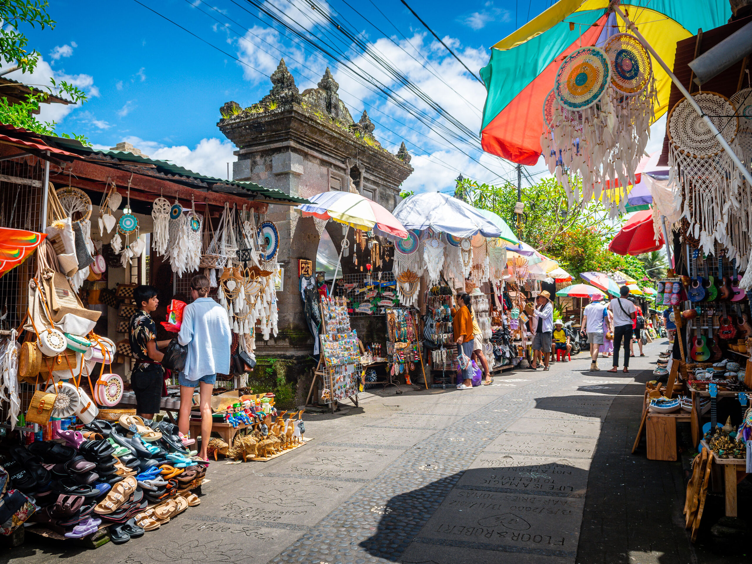 handicraft shops in Ubud, Bali