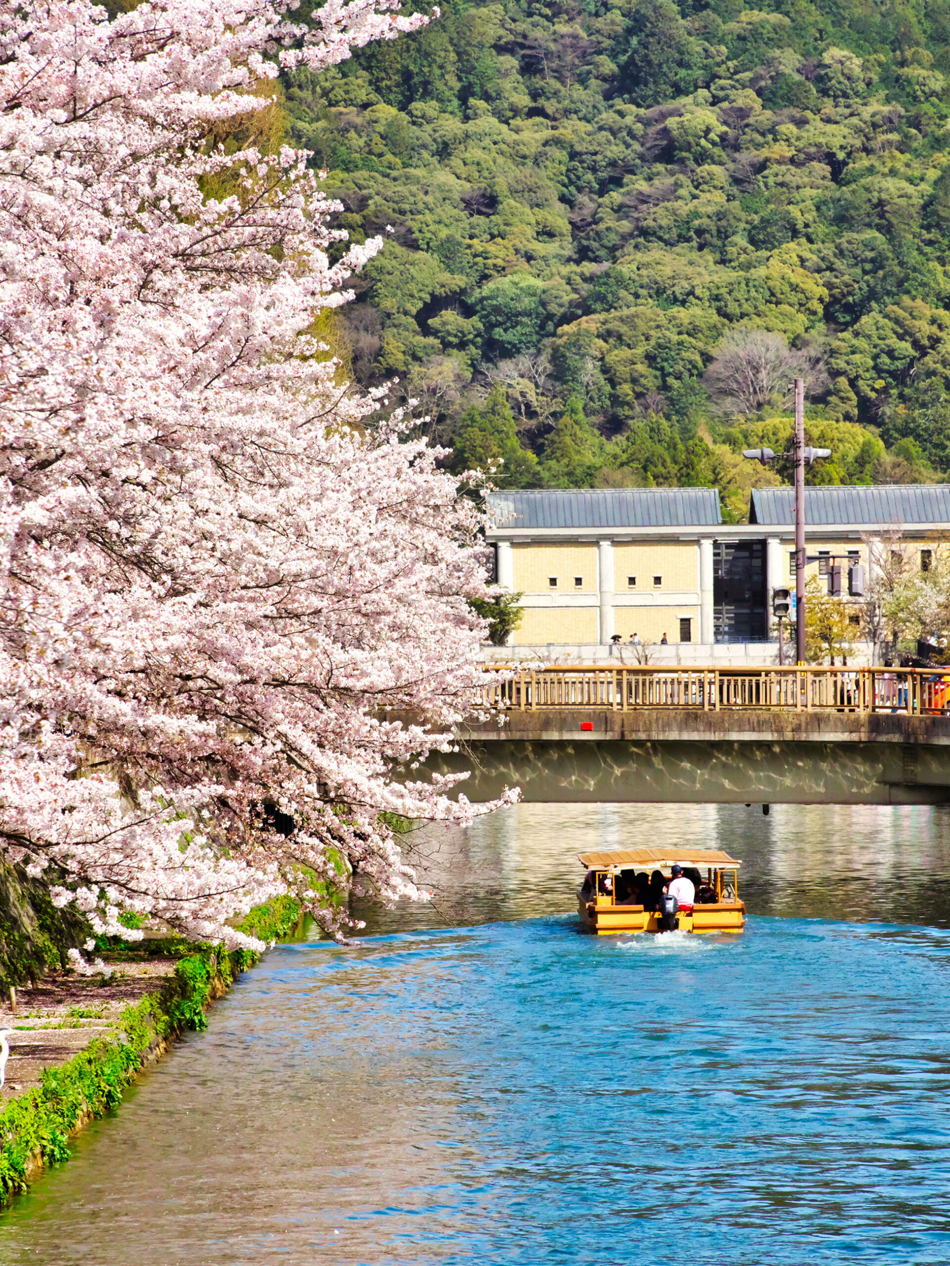 Lake Biwa Canal in Okazaki, Japan
