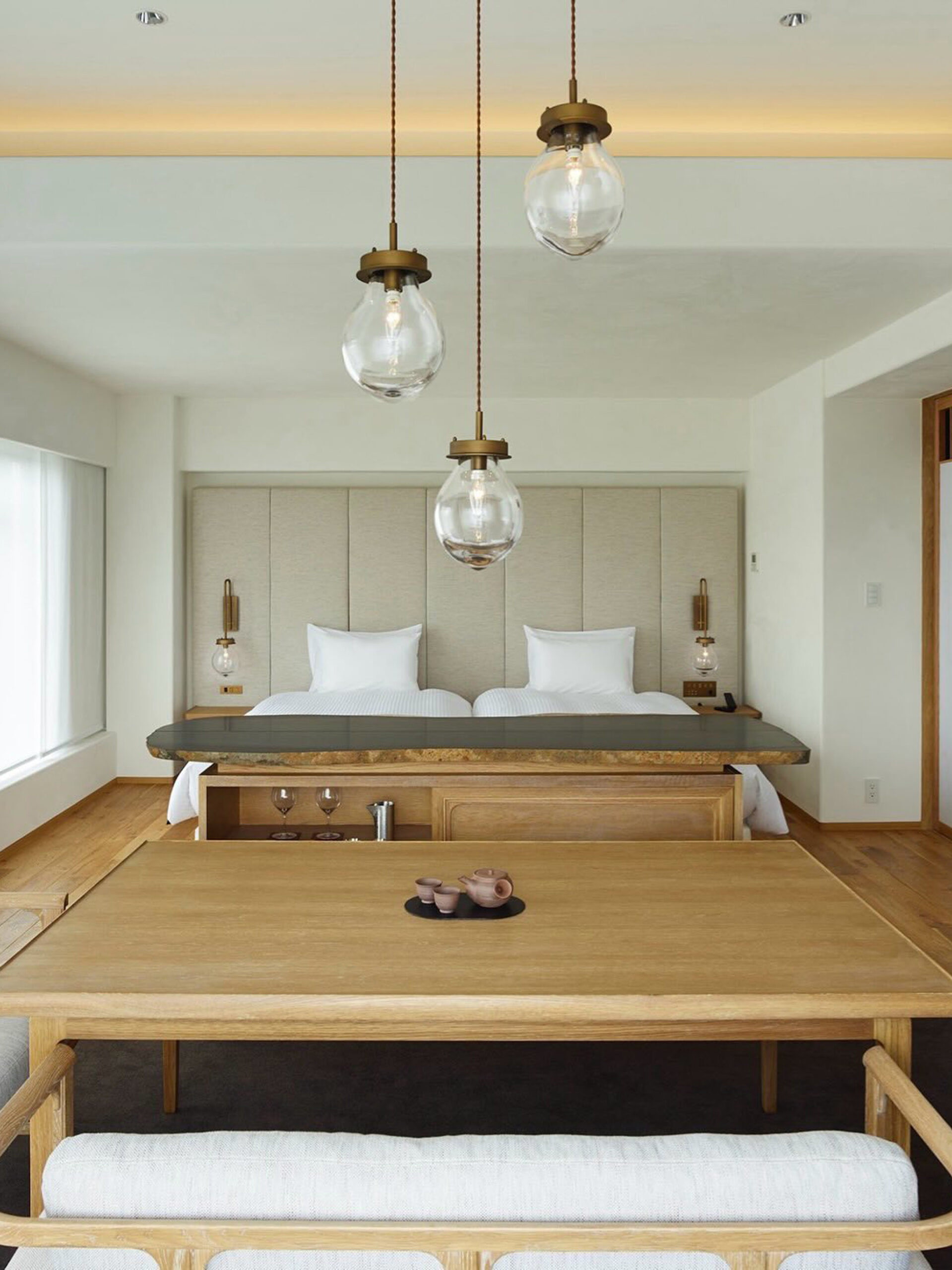 the bedroom at The Celestine Kyoto Gion