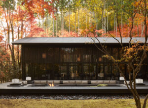 the Living Pavilion at Aman Kyoto