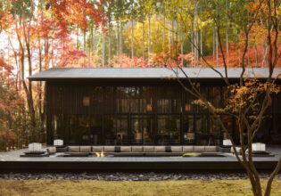 the Living Pavilion at Aman Kyoto